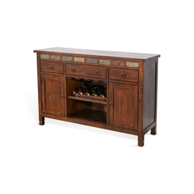 Purity Craft Rose Dark Brown Buffet with Slate