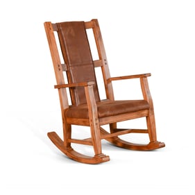 Purity Craft Aurelia Rustic Oak Rocker Chair