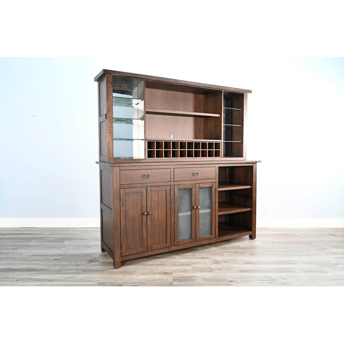 Purity Craft Allure Dark Brown Hutch and Buffet 1969TL2