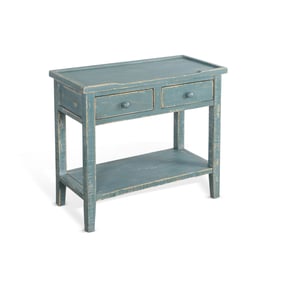 Purity Craft Selena Sea Grass 2 Drawers Side Table