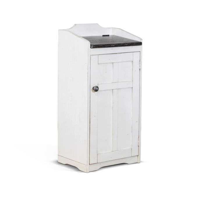 Purity Craft Zen White Dark Brown Trash Box 2110EC