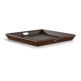 Purity Craft Allure Dark Brown Ottoman Tray