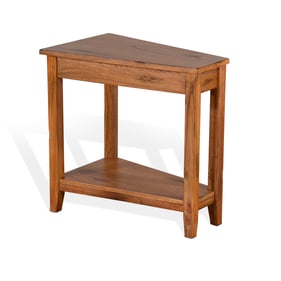 Purity Craft Aurelia Rustic Oak Chair Side Table