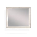 Purity Craft Neptune Mindi Wood Mirror in Modern Gray