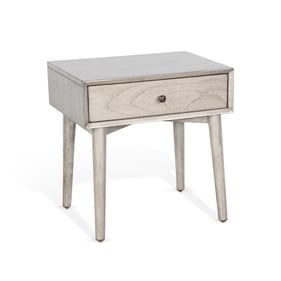 Purity Craft Neptune Gray One Drawer Night Stand