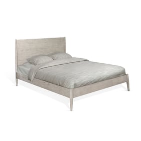 Purity Craft Neptune Gray Queen Panel Bed