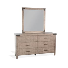 Purity Craft Octans Light Brown Dresser And Mirror