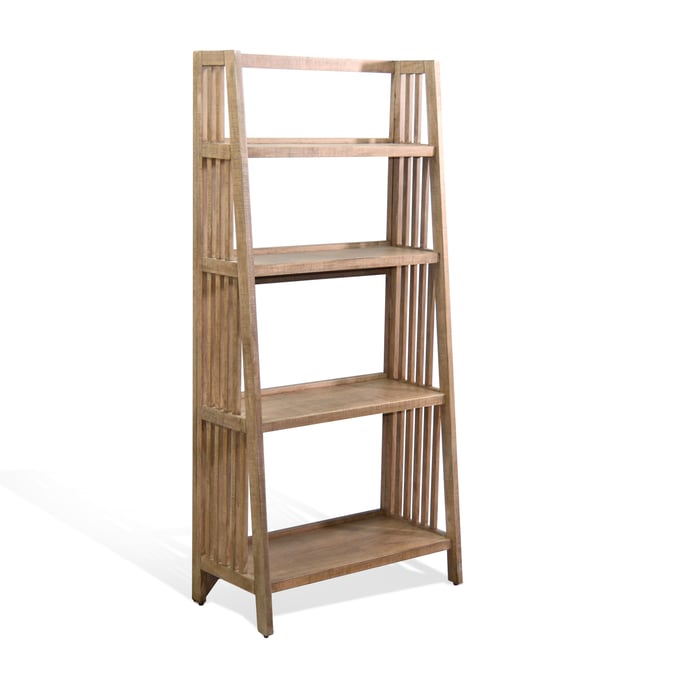 Purity Craft Octans Light Brown 60 Inch Folding Bookcase 2839DR-60