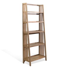 Purity Craft Octans Light Brown 72 Inch Folding Bookcase