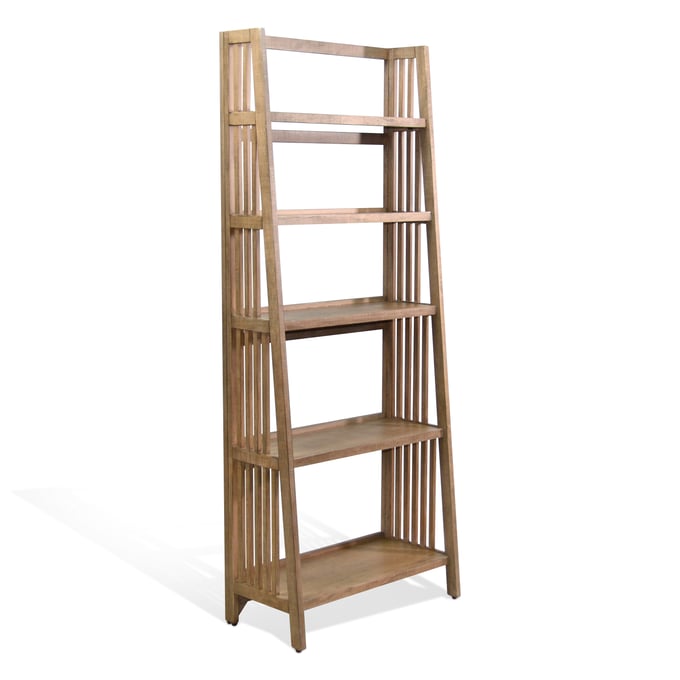 Purity Craft Octans Light Brown 72 Inch Folding Bookcase 2839DR-72