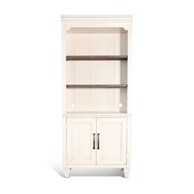 Purity Craft Rose White Two Tone Wood Bookcase