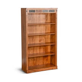 Purity Craft Aurelia Oak 60 Inch Bookcase