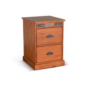 Purity Craft Aurelia Rustic Oak 2 Drawers File Cabinet