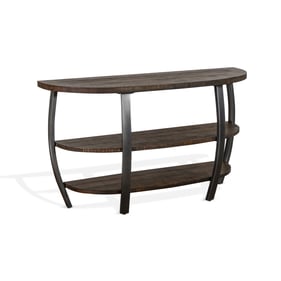 Purity Craft Allure Dark Brown Wood Sofa Table