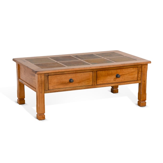 Purity Craft Aurelia Natural Rustic Oak Coffee Table 3143RO2-C