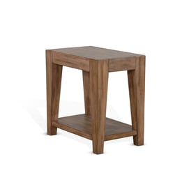 Purity Craft Eudora Natural Wood Chair Side Table