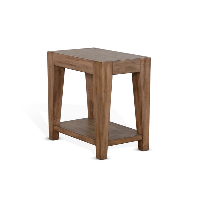 Purity Craft Eudora Natural Wood Chair Side Table 3148BU-CS