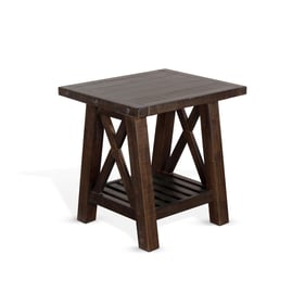 Purity Craft Norma Dark Brown End Table