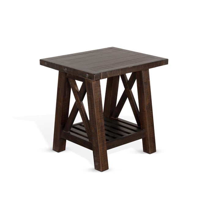 Purity Craft Norma Dark Brown End Table 3156RN-E