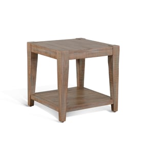 Purity Craft Rose Durango Weathered Brown End Table