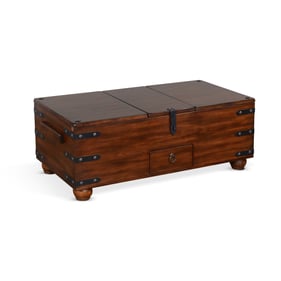 Purity Craft Seraphica Dark Brown Trunk Coffeee Table