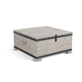 Purity Craft Isadora Gray Lift Top Coffee Table with Casters