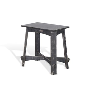 Purity Craft Selena Black Sand Chair Side Table