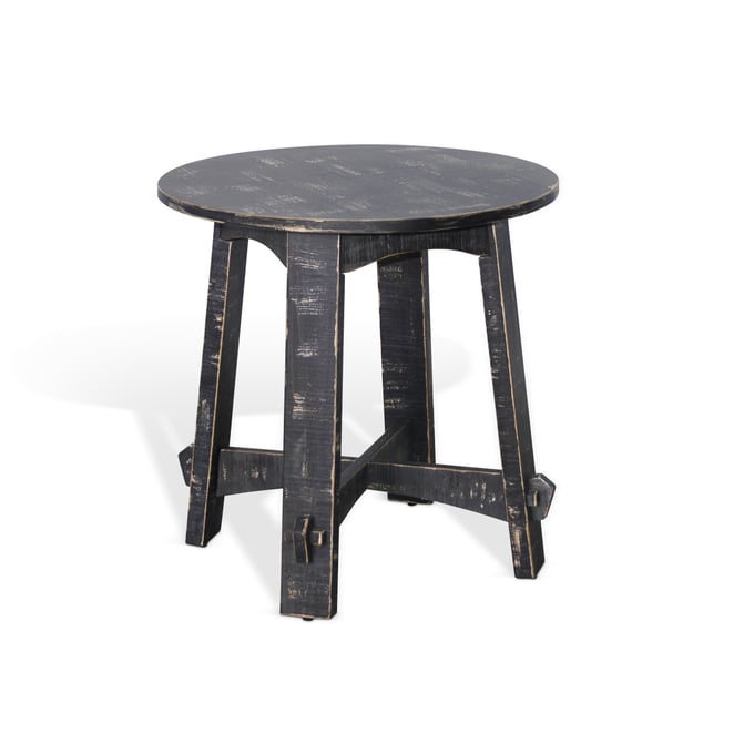 Purity Craft Selena Black Sand End Table 3172BS-E