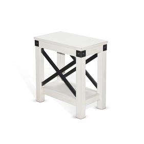 Purity Craft Drift White Chair Side Table