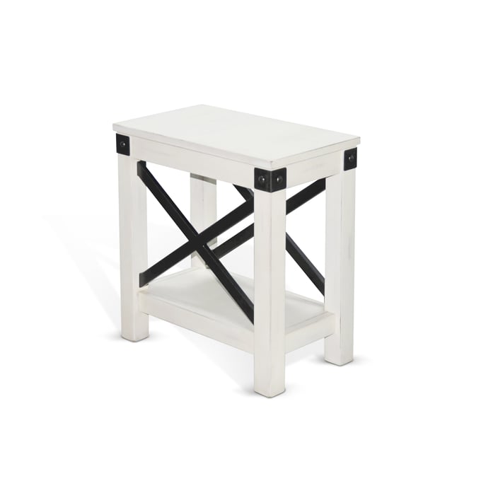 Purity Craft Drift White Chair Side Table 3185MW-CS