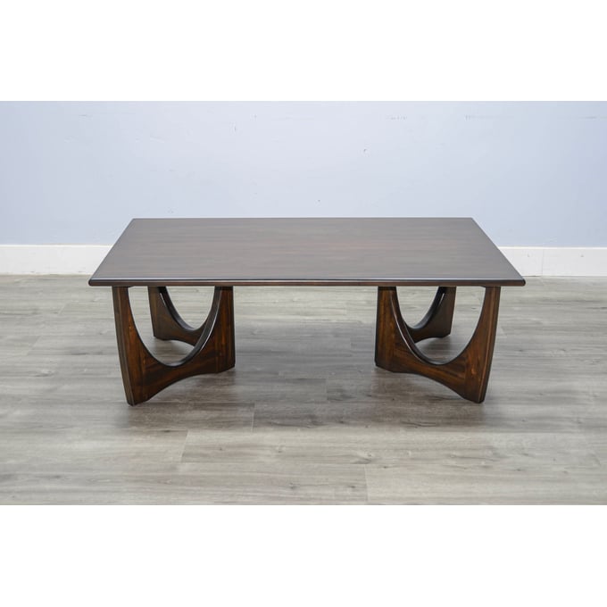 Purity Craft Orcus Dark Brown Rectangular Cocktail Table 3187CB-C