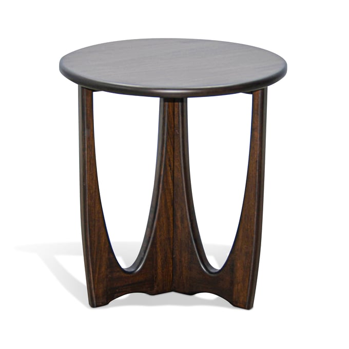 Purity Craft Orcus Dark Brown Chair Side Table 3187CB-CS