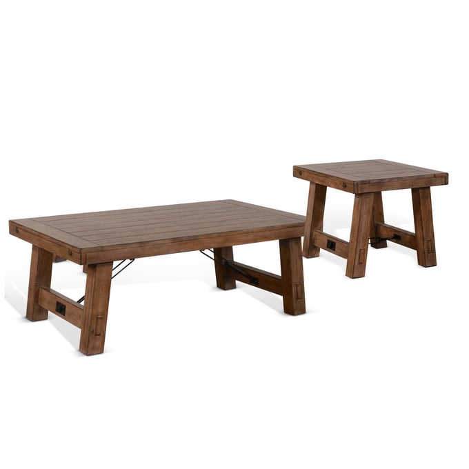 Purity Craft Eudora Natural 3pc Coffee Table Set 3189BU-OCT-S1