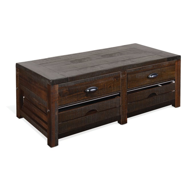 Purity Craft Allure Dark Brown Coffee Table 3266TL-C