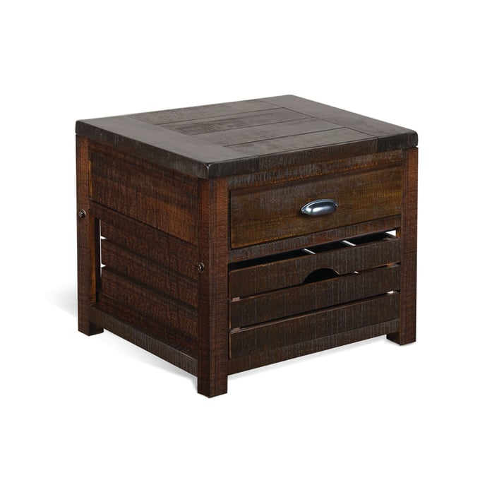 Purity Craft Allure Dark Brown End Table 3266TL-E