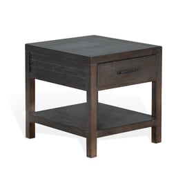 Purity Craft Milky Dark Brown End Table