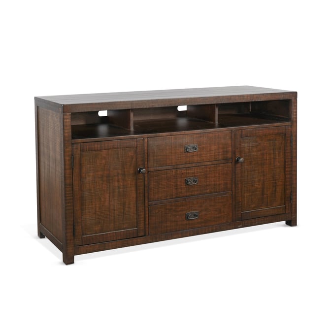 Purity Craft Allure Dark Brown 66 Inch TV Console 3563TL-66