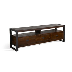 Purity Craft Allure Dark Brown Mahogany 78 Inch TV Console