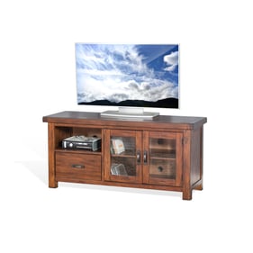 Purity Craft Lorelei Medium Brown 54 Inch TV Console