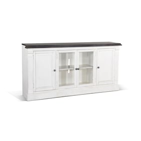 Purity Craft Zen Dark Brown White Media Console