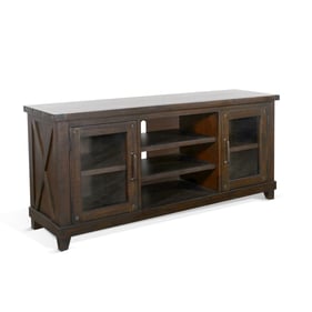 Purity Craft Norma Dark Brown 64 Inch Media Console