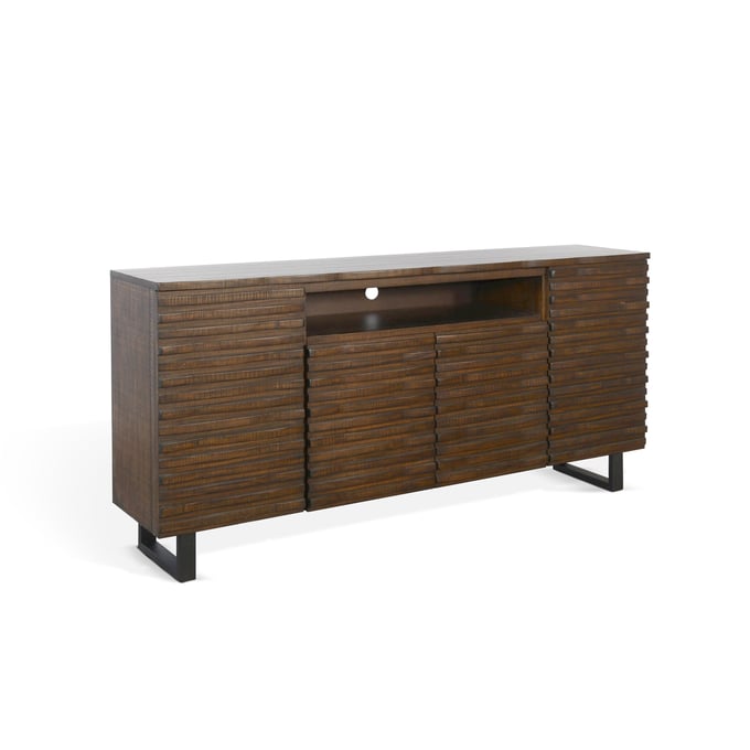 Purity Craft Allure Dark Brown Sled 72 Inch Media Console 3646TL-72