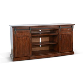 Purity Craft Lorelei Medium Brown 78 Inch TV Console