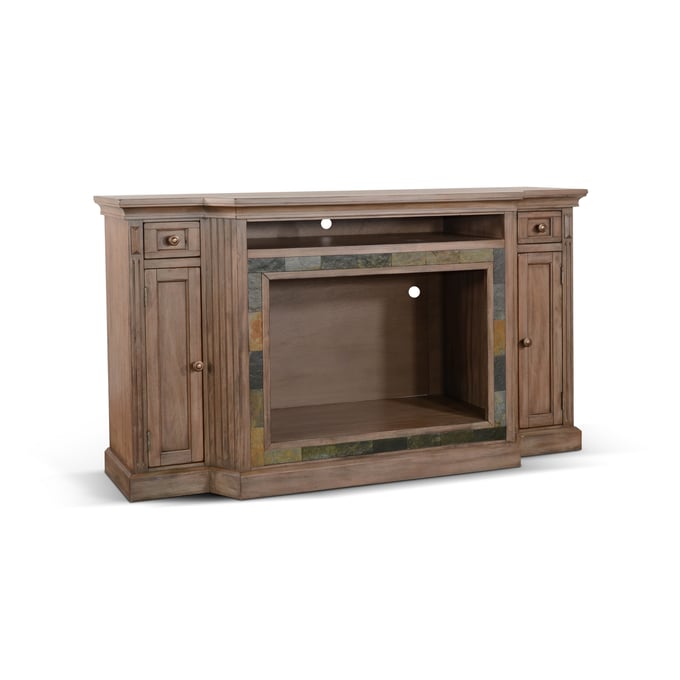 Purity Craft Rose Taupe Buckskin TV Console Only 3650BU