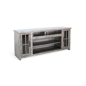 Purity Craft Isadora Gray Storage Media Console