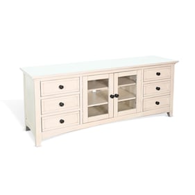 Purity Craft Rose White 62 Inch Media Console