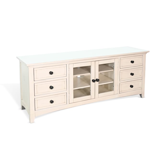 Purity Craft Rose White 62 Inch Media Console 3667MW-62