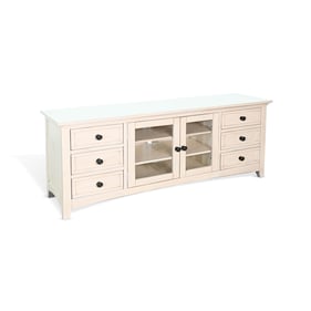 Purity Craft Rose White 72 Inch Media Console