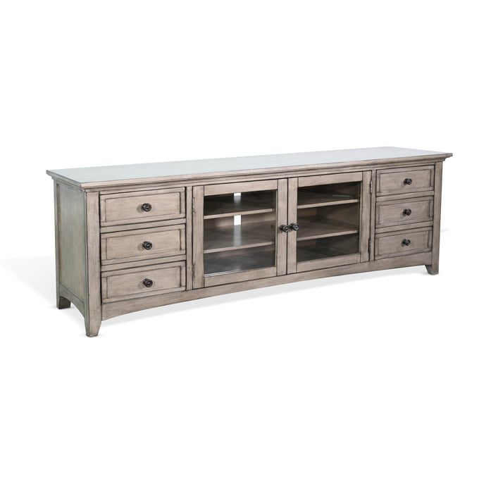 Purity Craft Rose Gray 82 Inch Media Console 3667UG-82