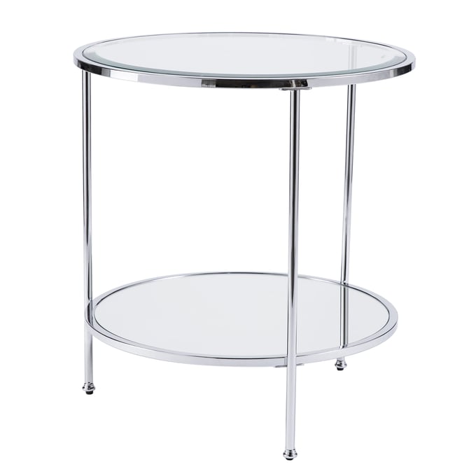 Southern Enterprises Risa Chrome End Table SNENT-CK0632